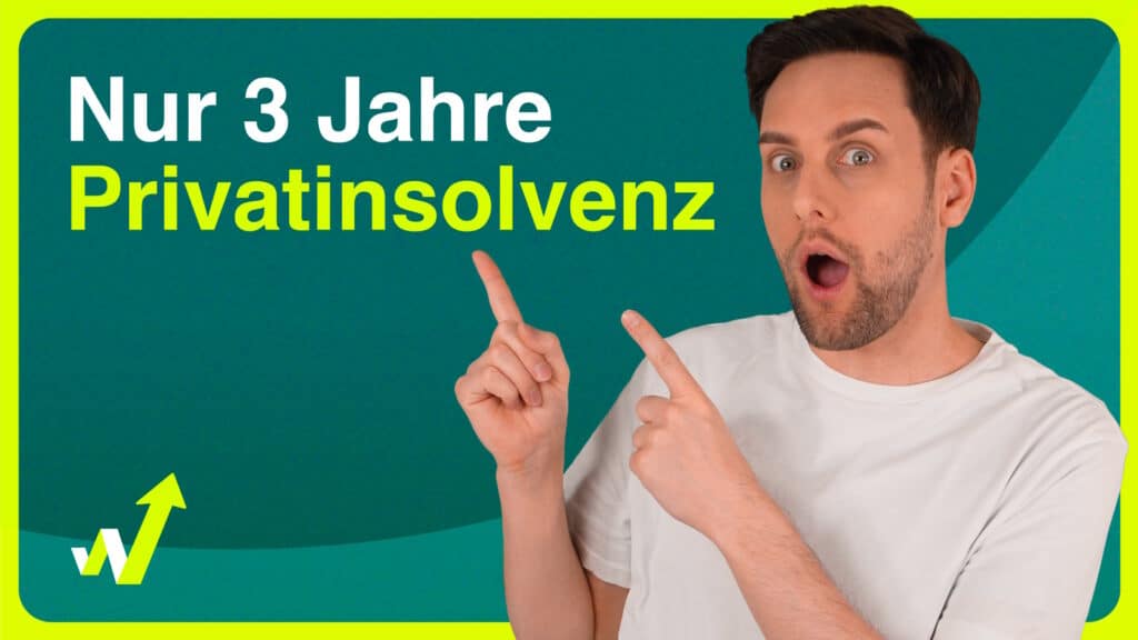 Was gilt bei einer Privatinsolvenz in 3 Jahren? Erfahren Sie es im Video.